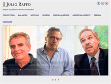 Tablet Screenshot of julioraffo.com